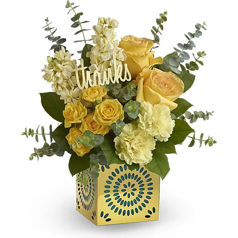 Shimmer Of Thanks Bouquet from Teleflora